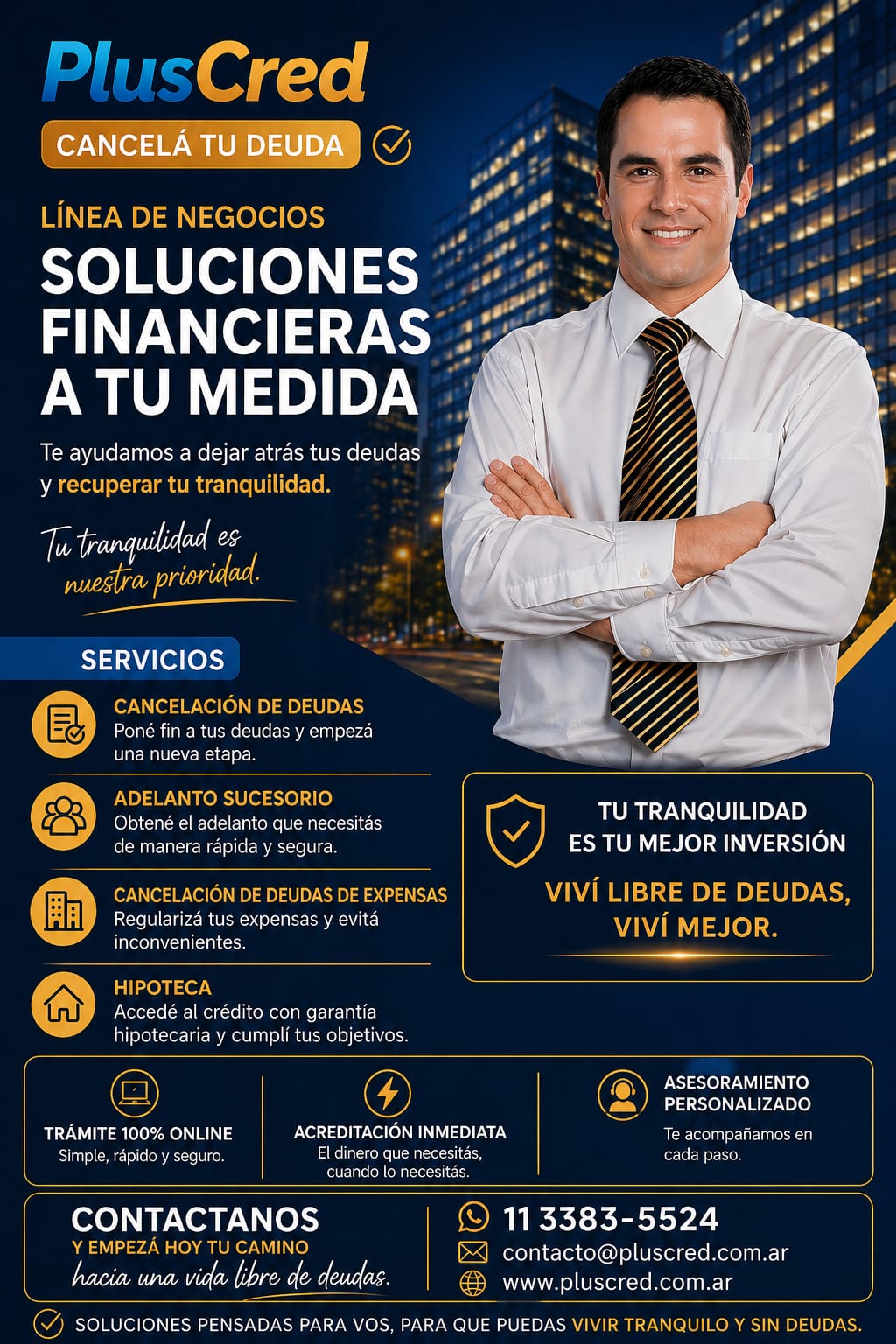Soluciones Financieras Plus - Cancelación y Saneamiento de Deudas - PlusCred